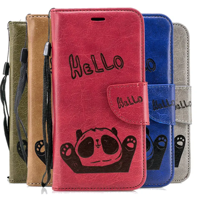 

For Redmi 4X Case Flip Cover Funda Xiaomi Redmi X4 4 X Wallet Case Panda Leather Phone cover for Xiaomi Redmi4X Card Slot 5.0''