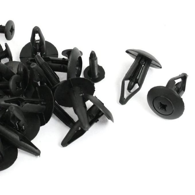

JFBL Hot sale 20 Pcs 6mm Hole Plastic Rivet Trim Panel Retainer Fastener Clips