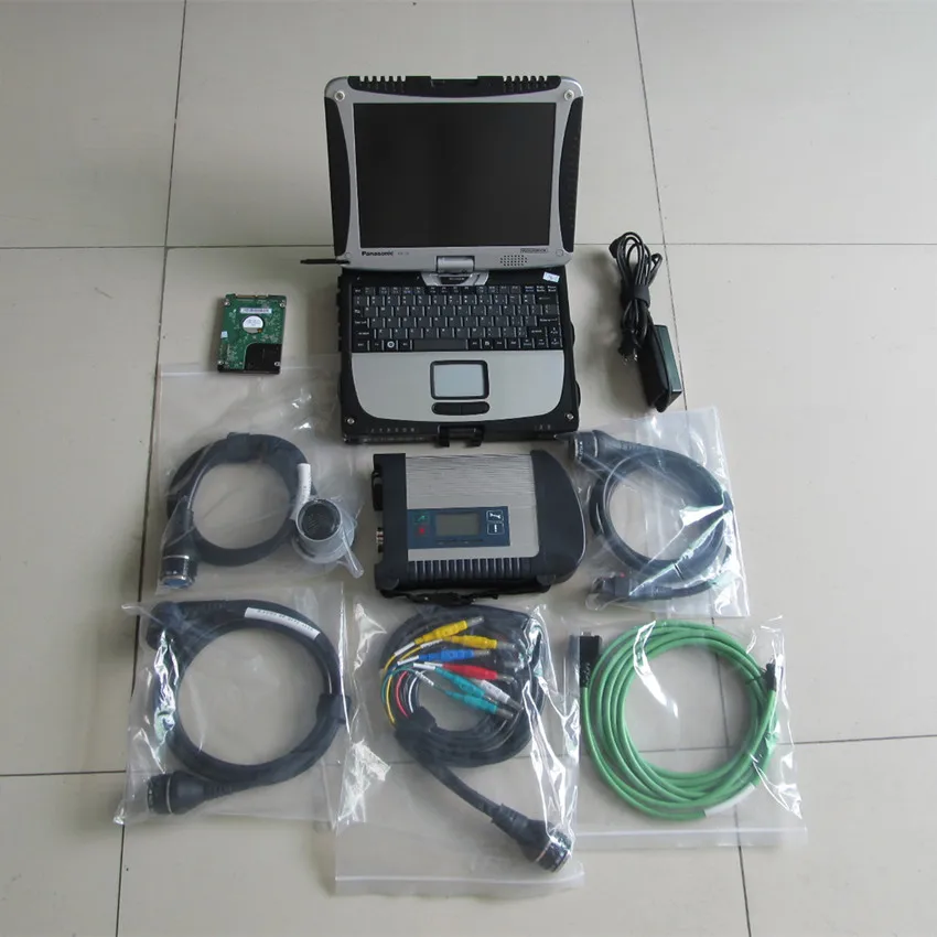  2019 mb star c4 and alldata 10.53 hdd 1tb installed well in computer cf19 laptop ready to use diagn