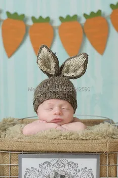 

New Crochet Baby Kids Wool Weaving Hat cap newborn photograph prop headware