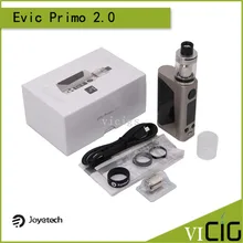 100% original joyetech evic unimax primo 2.0 kit con 5 ml 2 tanque y 1-228 w vape cuadro mod actualizado por primo evic kit