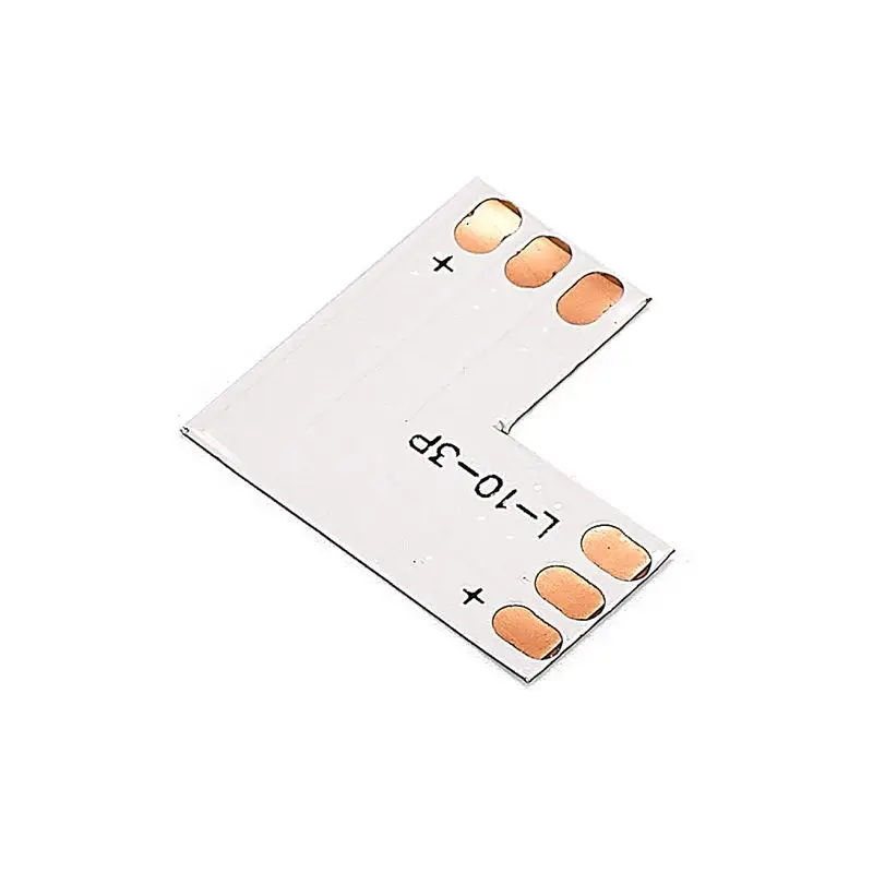 WS2811 LED Strip Connector 3 Pin T L Shape Angle Corner Connectors For