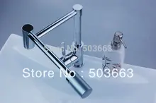 Фирменная Новинка Concept Поворотный Кухня Раковина кран смесителя Chrome кран D-006 смеситель кран