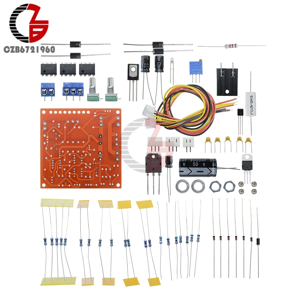 0-30 в 2mA-3A DC Регулируемый источник питания DIY Kit непрерывный регулируемый ток ограничитель защиты для школы, образования, лаборатории