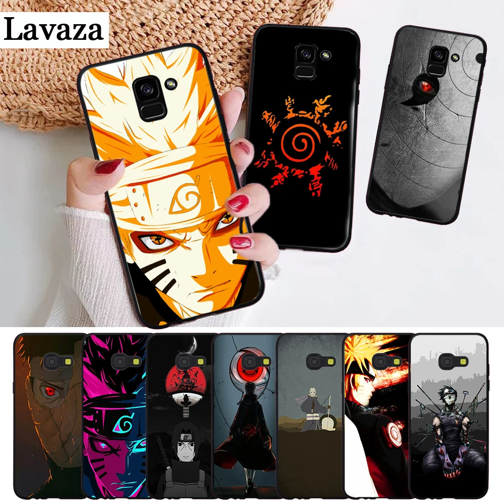 

Lavaza Naruto Uchiha Obito Originalblack Silicone Case for Samsung A3 A5 2016 2017 A6 Plus 2018 A7 A8 A9 A10 A30 A40 A50 A70 J6
