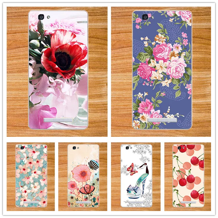 Colorful New Soft tpu Case For ZTE Blade A610 blade A 610 Special Flowers Style TPU Cover Stand a610 Popular case cover | Мобильные