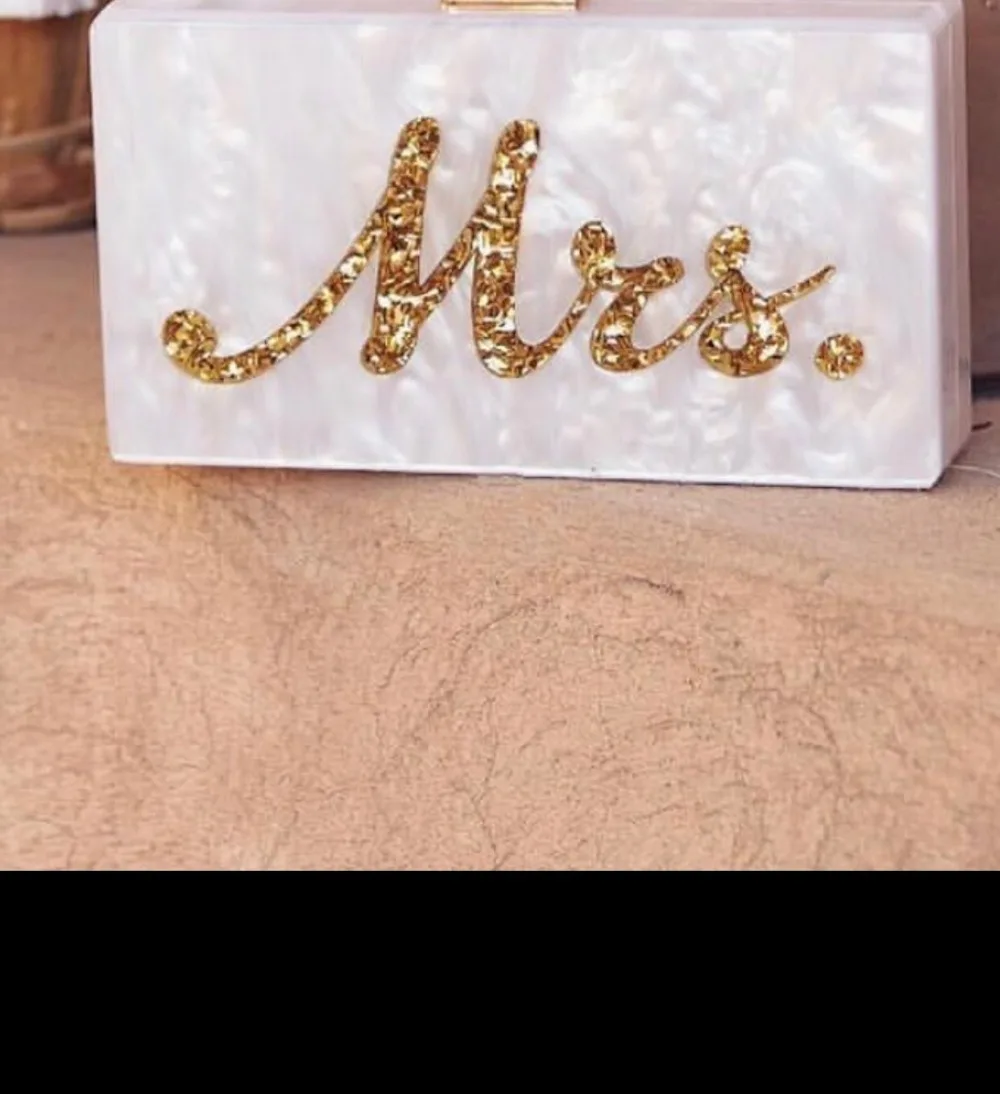 Жемчужно-белая Серебристая блестящая золотая блестящая модная акриловая коробка под заказ клатчи женские пляжные вечерние сумочки