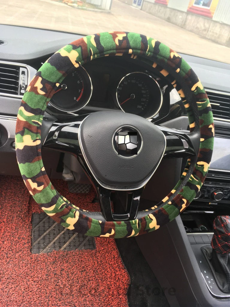 personalized camouflage steering wheel car covers 4 seasons 38cm car