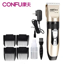 Профессиональный Электрический триммер волос Перезаряжаемые машинка для стрижки волос для салона Для мужчин Борода волос резки T85