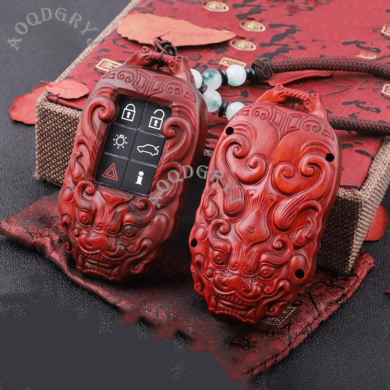 

Wooden 3D engraving texture Smart Remote Car Key Case Shell fit for Volvo xc60 v40/V60/S60L/LS80 2018-2019 5 button Car Styling