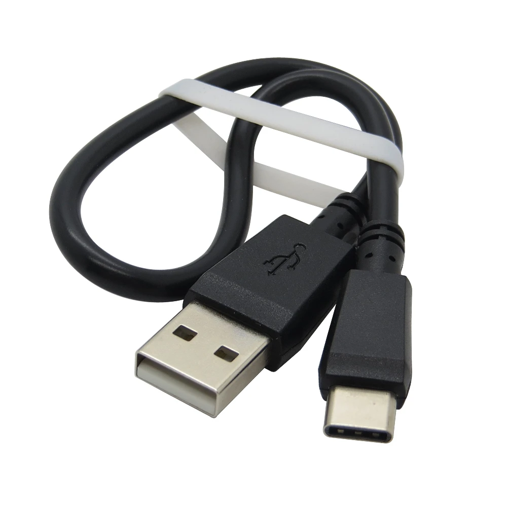

Black&White 25CM Short Type C Cable Data Cable USB 3.1 Charging Cable