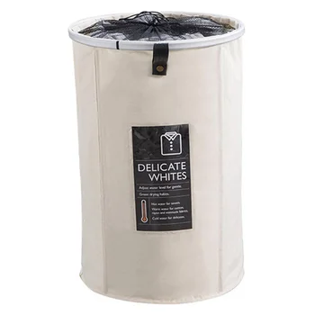 

Wd3-003Wb Collapsible Dirty Clothes Laundry Basket with Wheel Drawstring Clothes Station Storage Basket Round Laundry Bag