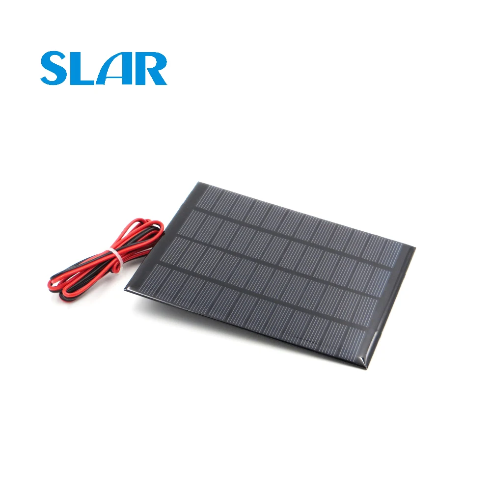 

Poly Panel Solar monocrystalline Silicon 12V 2W with 100cm extend cable DIY Battery Charger Module Mini Solar Cell wire toy