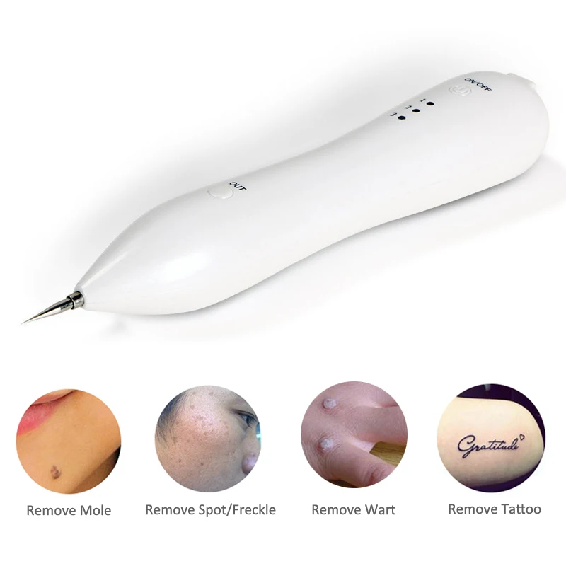 Laser Freckle Removal Machine Skin Mole Dark Spot Remover Tattoo Wart Tag Removal Pen Salon Home Beauty Care Home Beauty Device