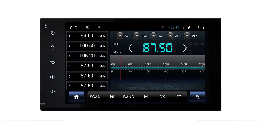 Top ZaiXi Android 2 Din Car radio Multimedia Video Player auto Stereo GPS MAP For Toyota Ipsum 2001~2009 Media Navi Navigation 1