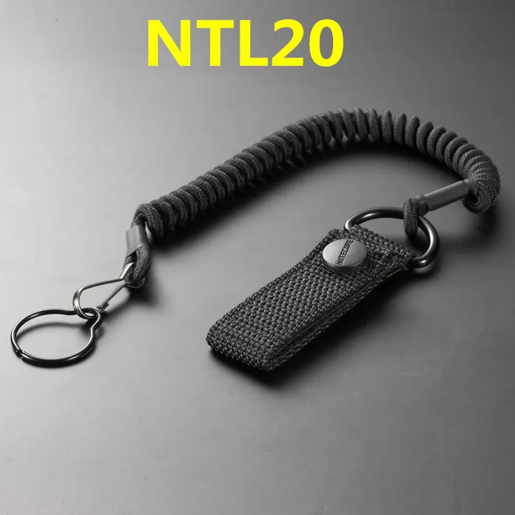 Nitecore NTL10 NTL20 фонарик Тактический Шнур Пробивной нержавеющей стали кольцо безопасности веревка для 25,4 мм Диаметр лампы