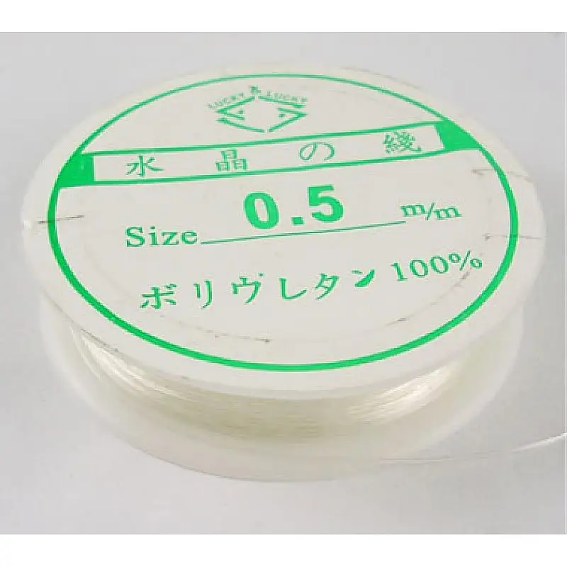 

5m/roll 0.5mm Clear Elastic Crystal Thread For Jewelry Making DIY