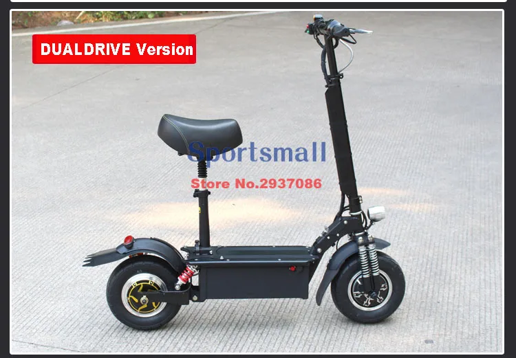 Flash Deal 1700W Dualdrive Power Skateboard 11 Inch Electric Scooter 2 Wheel Scooter Powerful Adult Hoverboard Off Road Electric Longboard 5