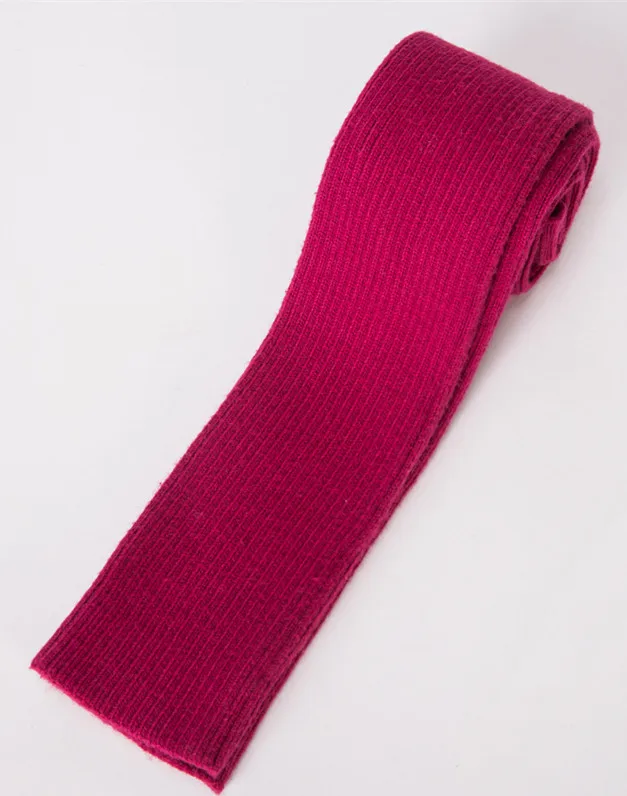 YUNSHUCLOSET Осень и зима узор Модные женские вязаные кашемировые перчатки прямые трубы Стиль - Цвет: Wine red