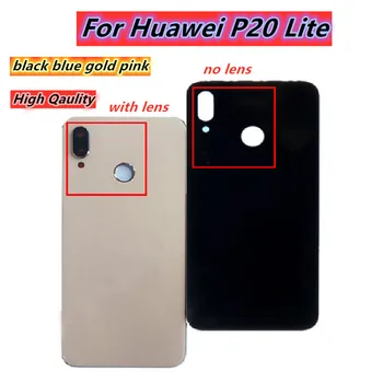 

Back Glass Door Housing case For Huawei P20 Lite Battery Cover Rear Panel With Camera Lens For Huawei P20 Lite Battery Cover