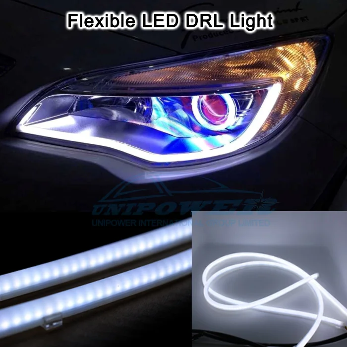 Free Shipping 2pcs Lot Dual Color White Yellow Flexible