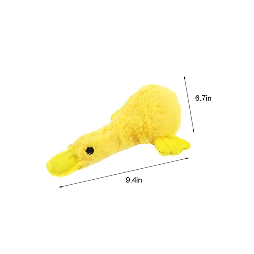 Plush Duck Shape Pet Squeak Toys Sound Play Dog Toys For Small Large Dogs Cats Puppy Molar Chew Toys Pet Supplies 40DC27 (1)