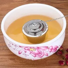 Шарик из нержавеющей сетки многоразовый ситечко травяной запирающийся чай фильтр-инфузор