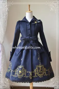 

PrincessTea Party Winter Swan Lake Embroidery Lolita Coat