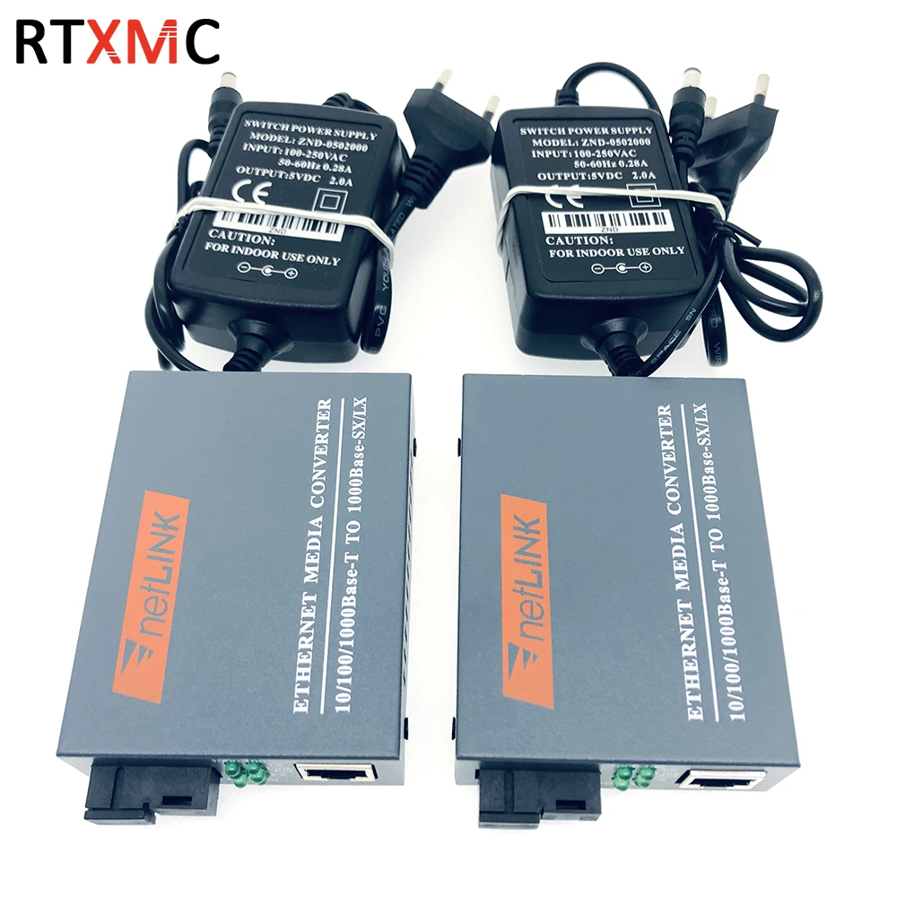 Gigabit Fiber Optical Media Converter 10/100/1000Mbps Single Mode Single Fiber SC Port External Power Supply Gigabit Fiber Optical Media Converter 10/100/1000Mbps Single Mode Single Fiber SC Port External Power Supply