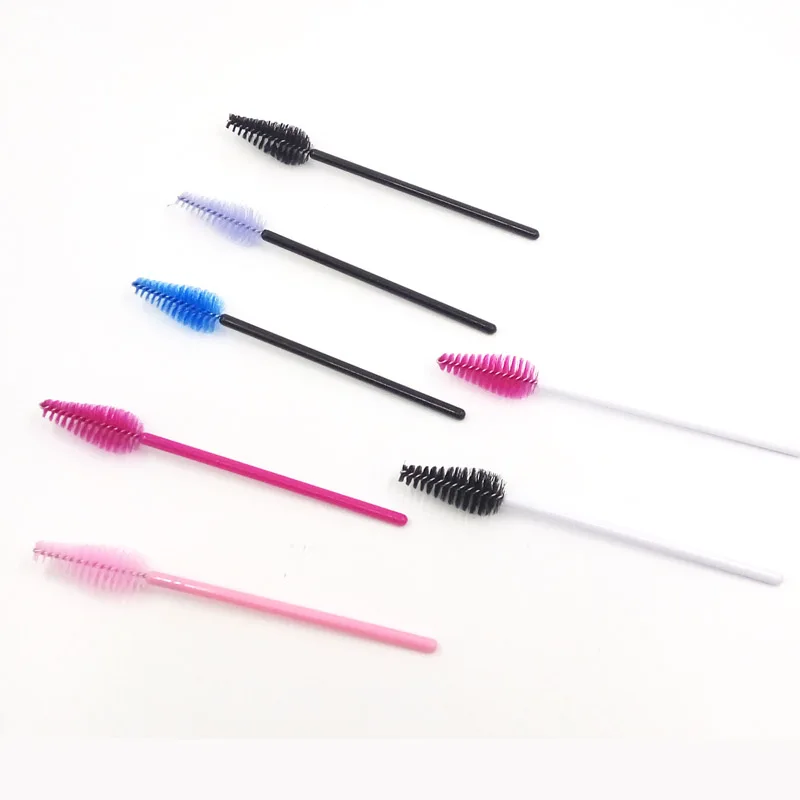 

25pcs/lot Water droplets shape Disposable Micro Eyelash Brushes Mascara Wands Applicator Wand Brushes False Eyelashes Extensions