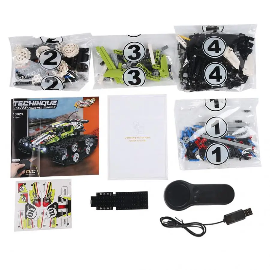 2 4G 4CH RC сборные строительные блоки игрушка DIY электрическая Высокоскоростная