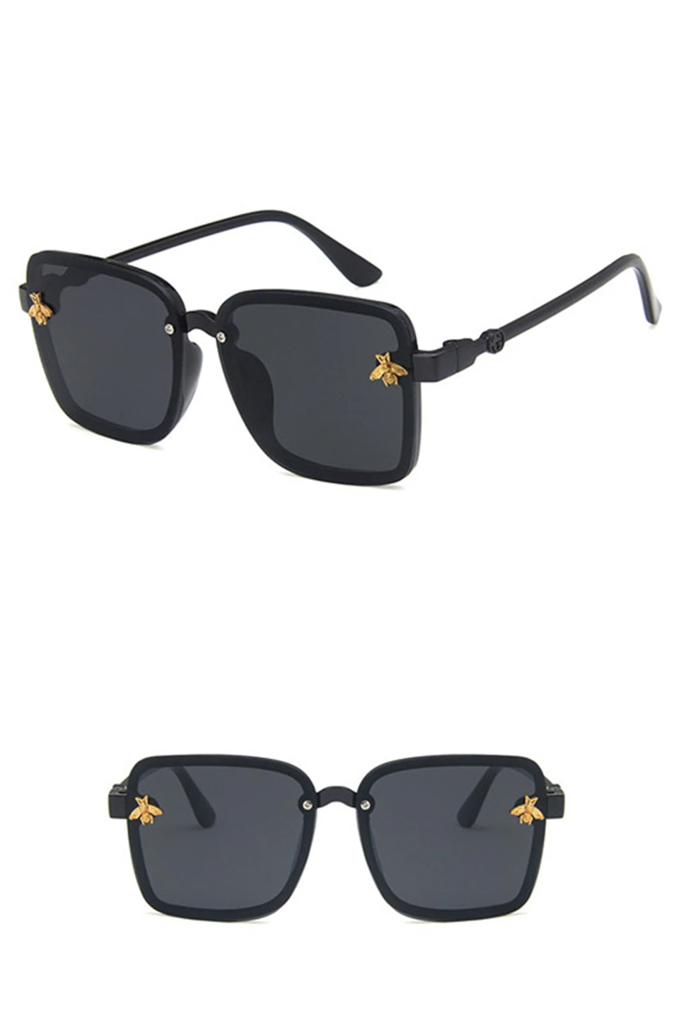 2019 негабаритных квадратных очки детские солнцезащитные очки знаменитостей для мальчиков девочек суперзвезды Роскошные брендовые