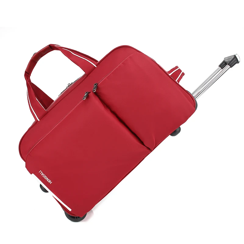 Hot Sale Women's Travel Bags Suitcases With Wheels Trolley Travel Bag
