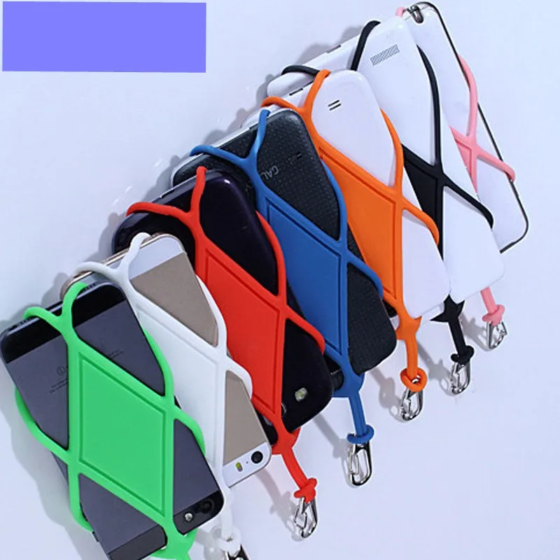 

Universal Silicone Cell Phone Lanyard Holder Case Cover Phone Neck Strap Necklace Sling For Smart Mobile phone lanyard for phone