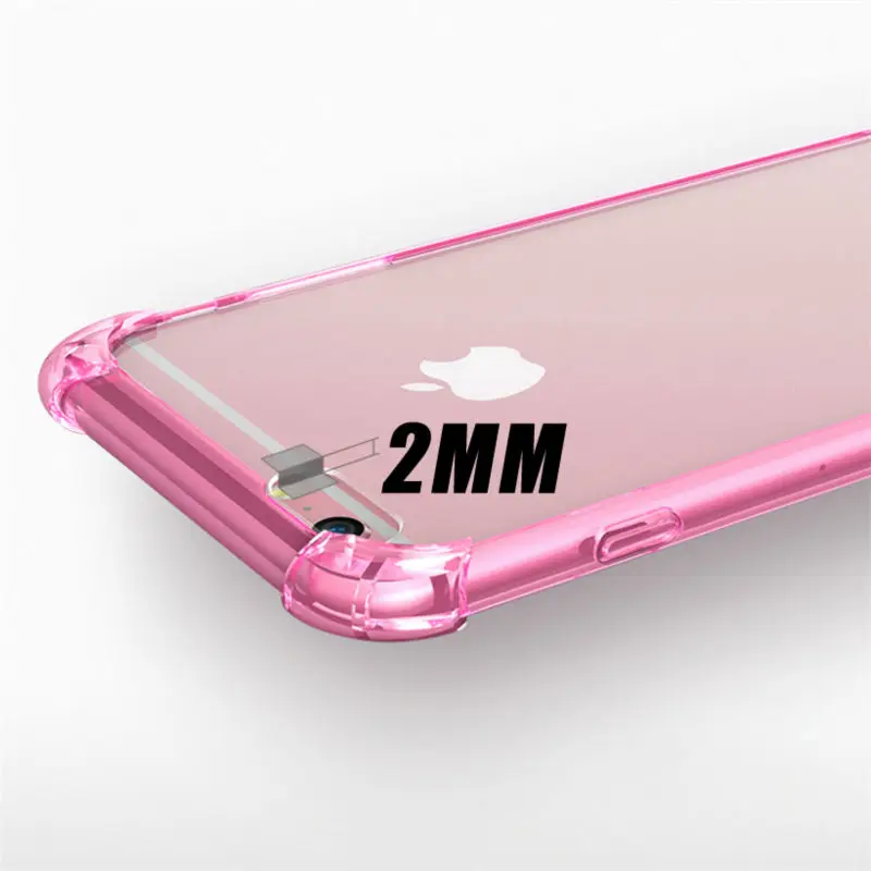 USLION Shockproof Armor Clear Case For iPhone XS Max XR X 8 7 6 6s Plus 5 5s SE Transparent Hard PC Phone Cases Back Cover Capa
