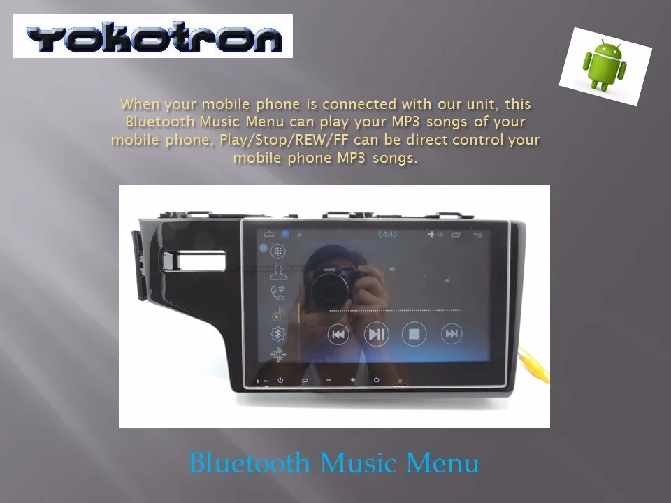 Bluetooth Music Menu