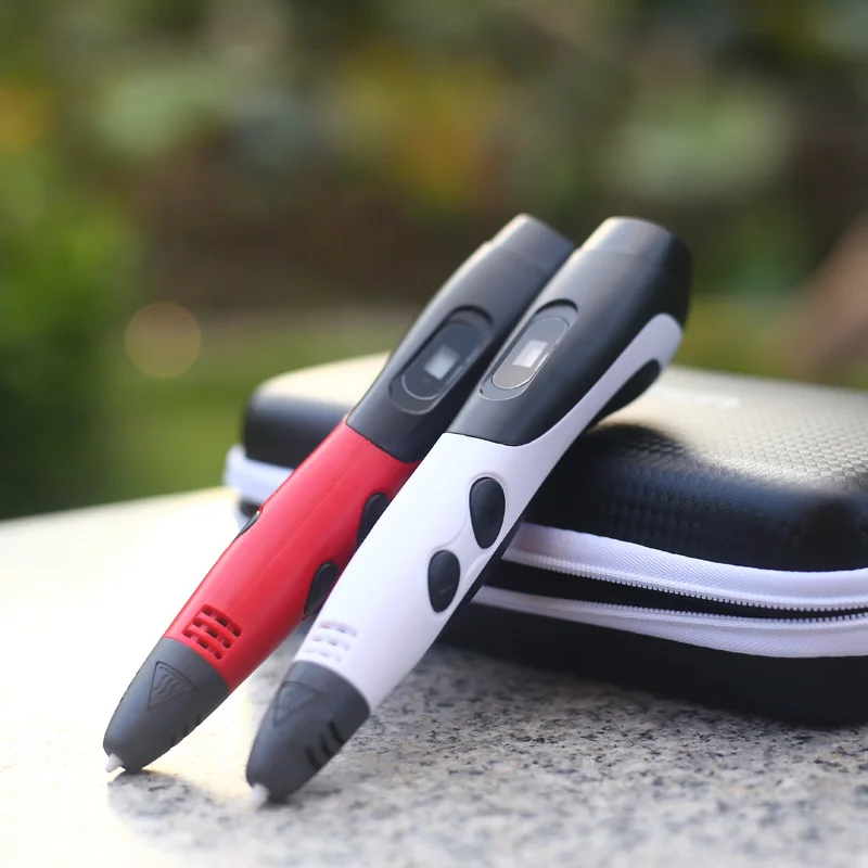 Fashion 3D Pen 3D Printer Pen With 200m PLA / ABS Filament Can Be Used Outdoors Christmas Present