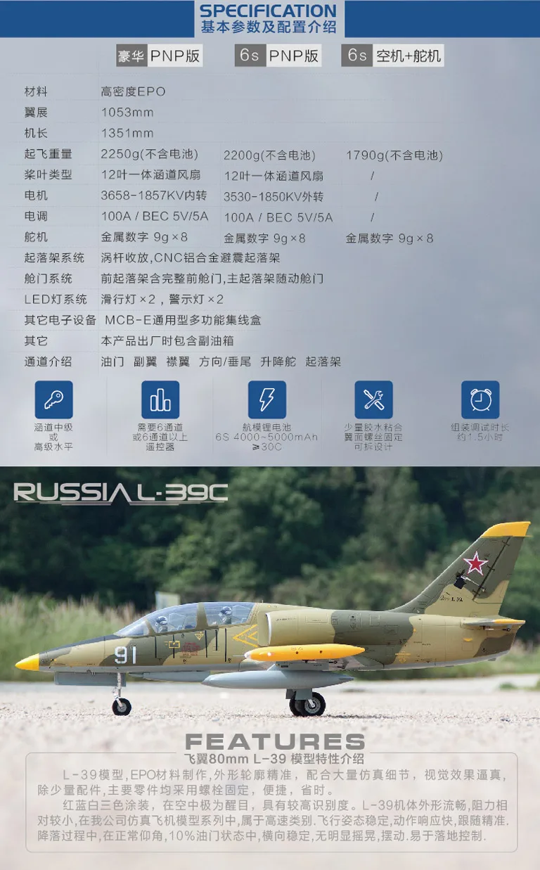 Freewing электрический RC 80 самолет 80 мм EDF камуфляж Россия L-39C RC самолет 6s PNP или комплект+ s убирающееся шасси самолет