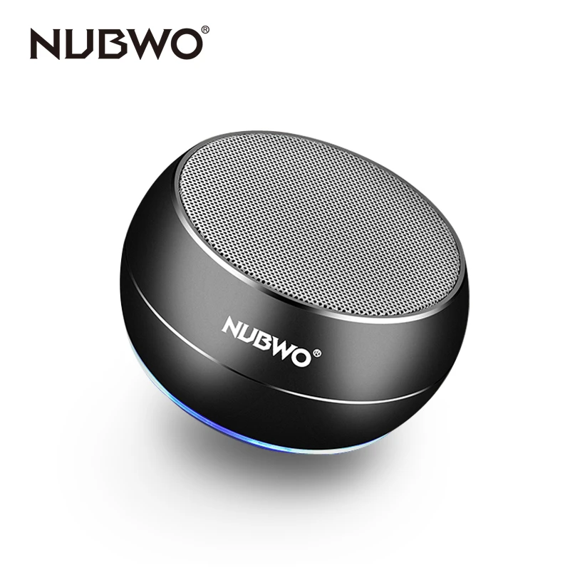 NUBWO портативные bluetooth-колонки с микрофоном, функцией громкой связи, встроенным микрофоном, усиленными басами для iPhone, iPad, samsung и других - Цвет: BACK