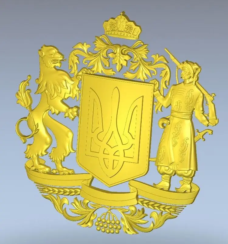 

3D Model STL format relief for CNC Emblem_1