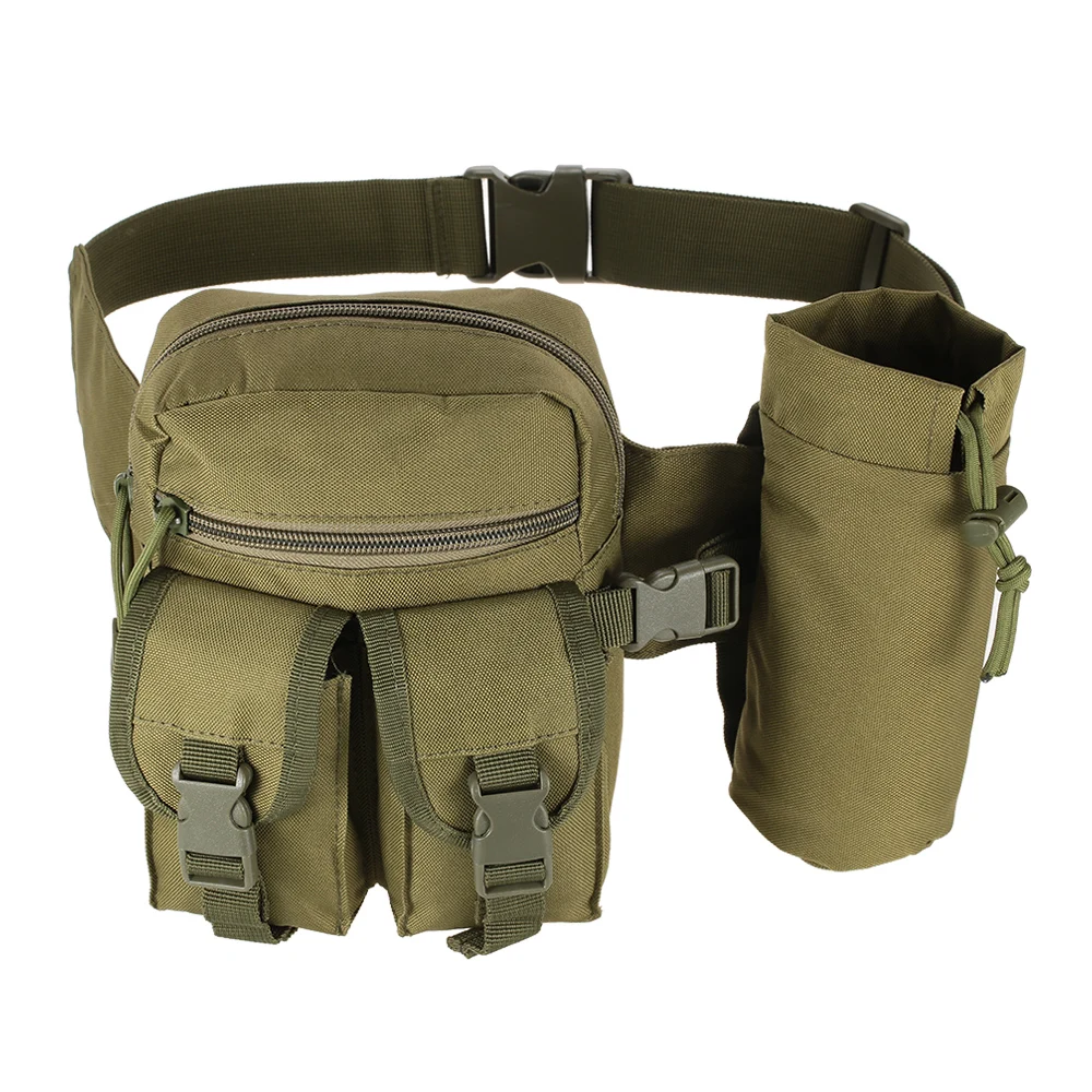 Tactical Waist Bag Pouch Molle Bag Fanny Pack Hip Belt Hiking Fishing