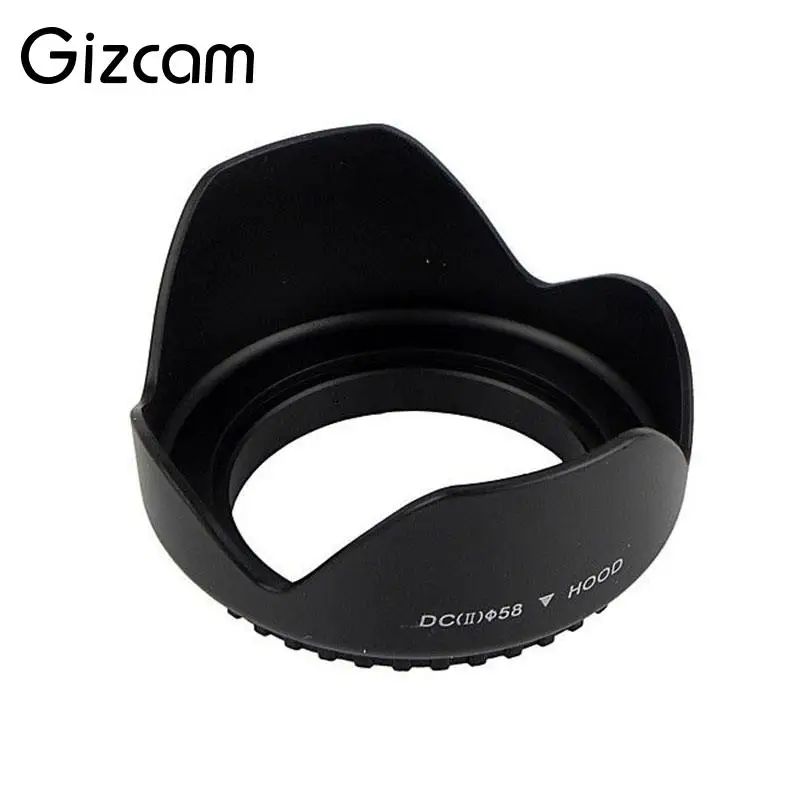 Gizcam 58mm Petal Flower Lens Hood Screw Mount Universal Camera Lens