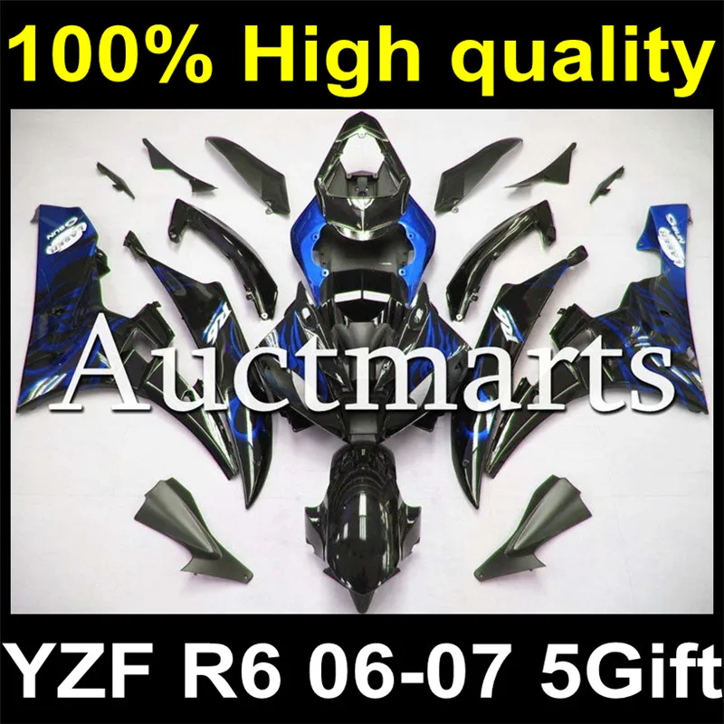 

Complete Plastic Body Fairing Kit Set For YAMAHA YZF R6 2006 2007 06 07 Fairing Y06-073322