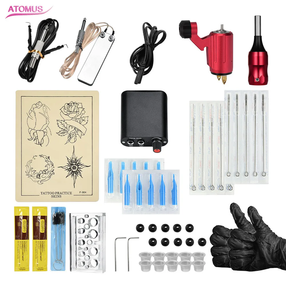 

Kit Tattoo Pro Kits Machine Set De Tatuagem Profissional Rotary Pen Tatuar Tatuagens Nueva Llega Suplies Tatouage Machines Gun