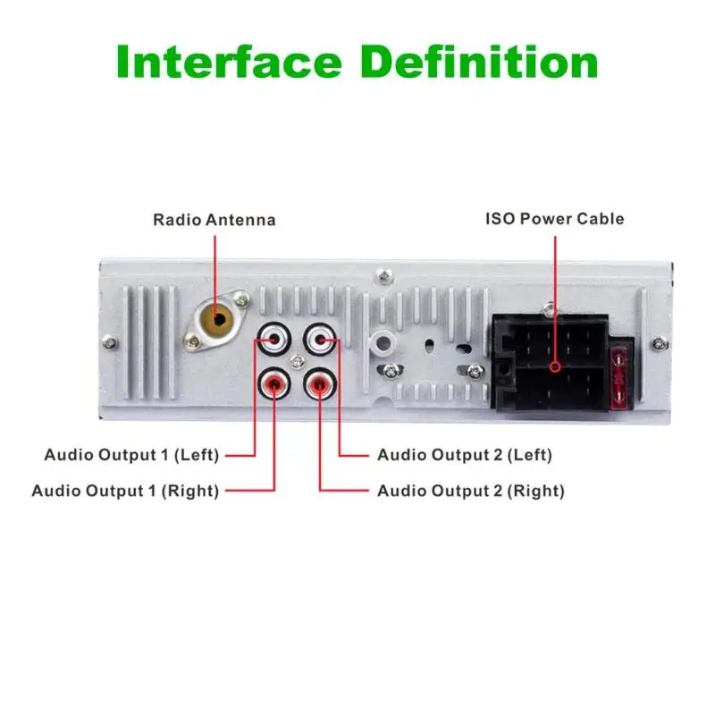 ALLOYSEED 1Din In-dash автомобильный стерео аудио MP3 плеер Электроника TF карта U диск AUX Dual USB Bluetooth fm-радио Автомобильный mp3 плеер