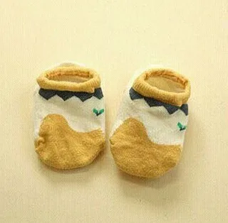 [Bosudhsou.] C8# Весенняя одежда для детей Детские носки для маленьких мальчиков для маленьких девочек хлопчатобумажные носки для младенцев Детские носки Детские Детская одежда 12 пара/лот - Цвет: Цвет: желтый