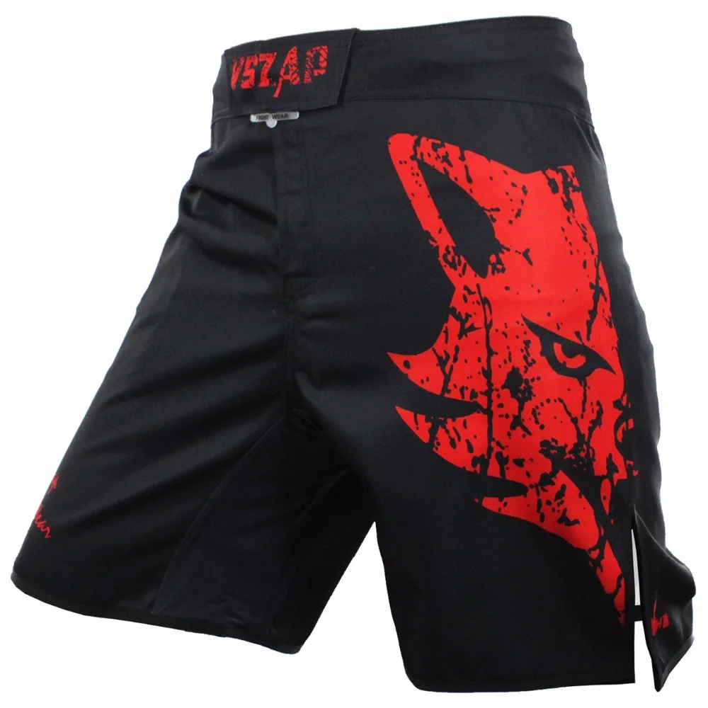 Новые поступления Муай Тай Шорты Кик боксерские трусы mma fight trunks короткие ММА боевые спортивные штаны черные красные серебряные для мужчин и женщин