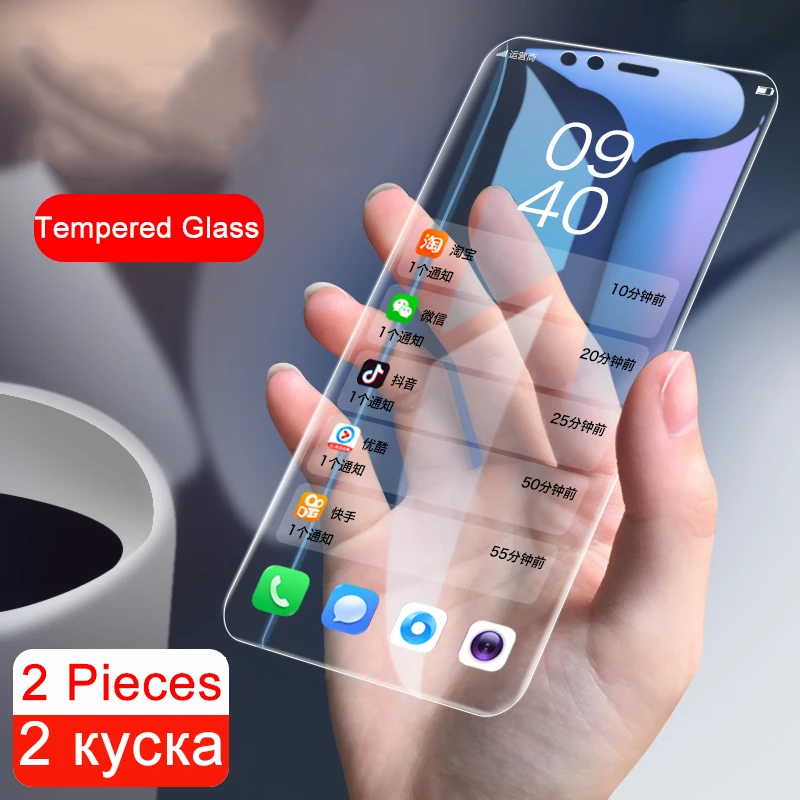 

2pcs tempered glass for Huawei P Smart Plus PSmart Y5 Prime Y3 2018 Y5 2017 Y 3 ii Honor Play 5A 5X 5C 4C glass screen protector