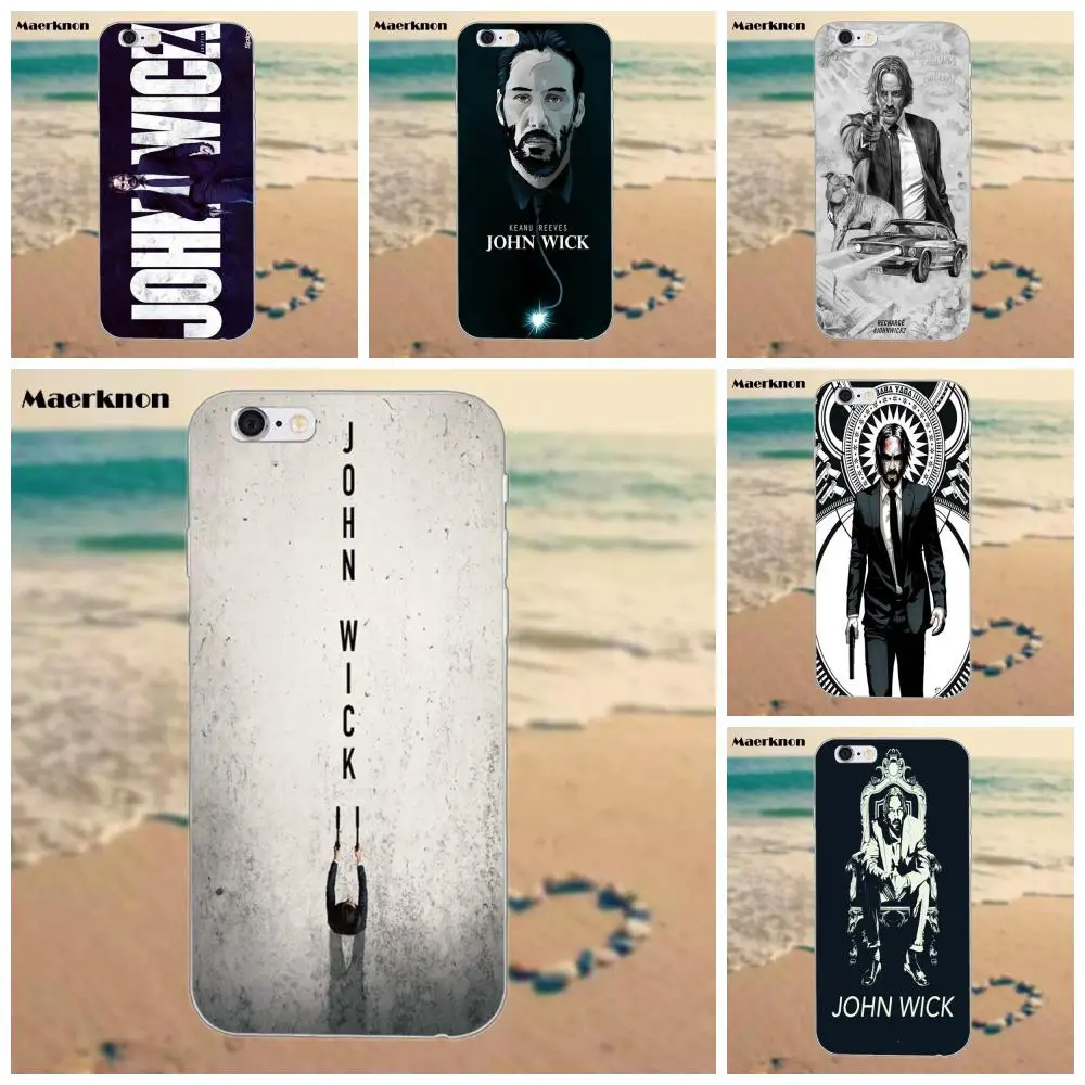 

Diwqxr john wick For Xiaomi Redmi 4 3 3S Pro Mi3 Mi4 Mi4i Mi4C Mi5 Mi5S Mi Max Note 2 3 4 TPU Fashion Original