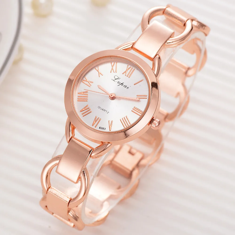 

Lvpai Brand Wrist Watch For Women Ladies Bracelet Dress Ladies Quartz Clock Fashion Hollow Stainless Steel Band Creative Watch